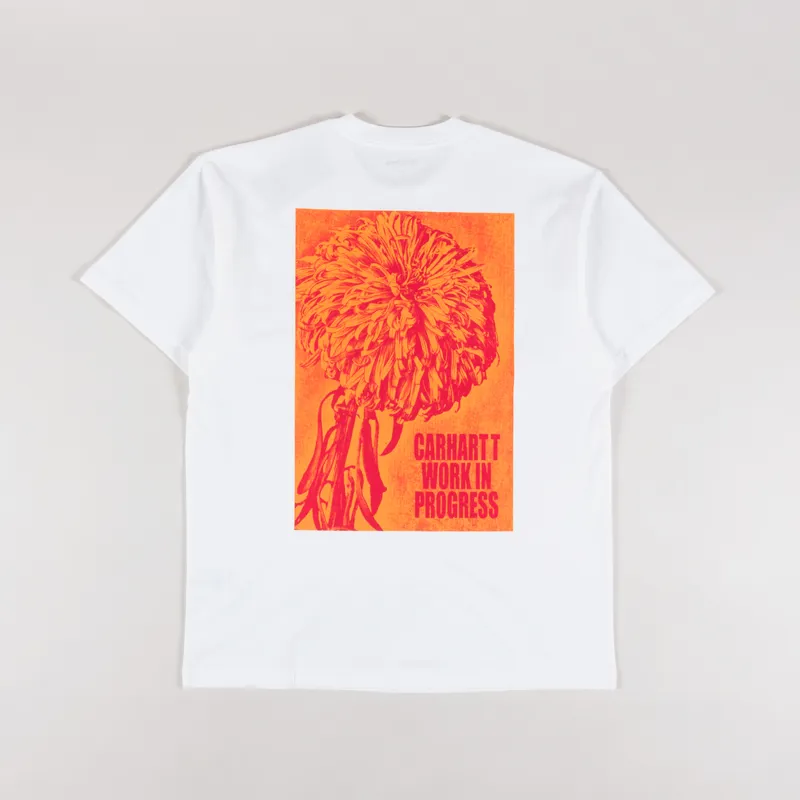 Carhartt WIP Chrysanthemum T Shirt White