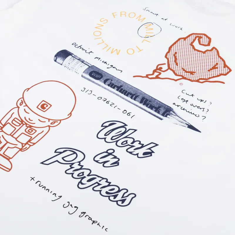 Carhartt WIP Archivo T Shirt White-4