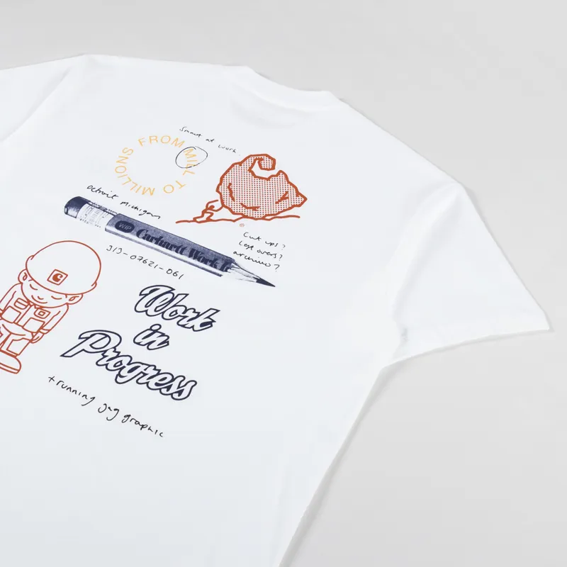 Carhartt WIP Archivo T Shirt White-2