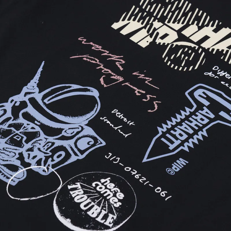 Carhartt WIP Archivo T Shirt Black-4