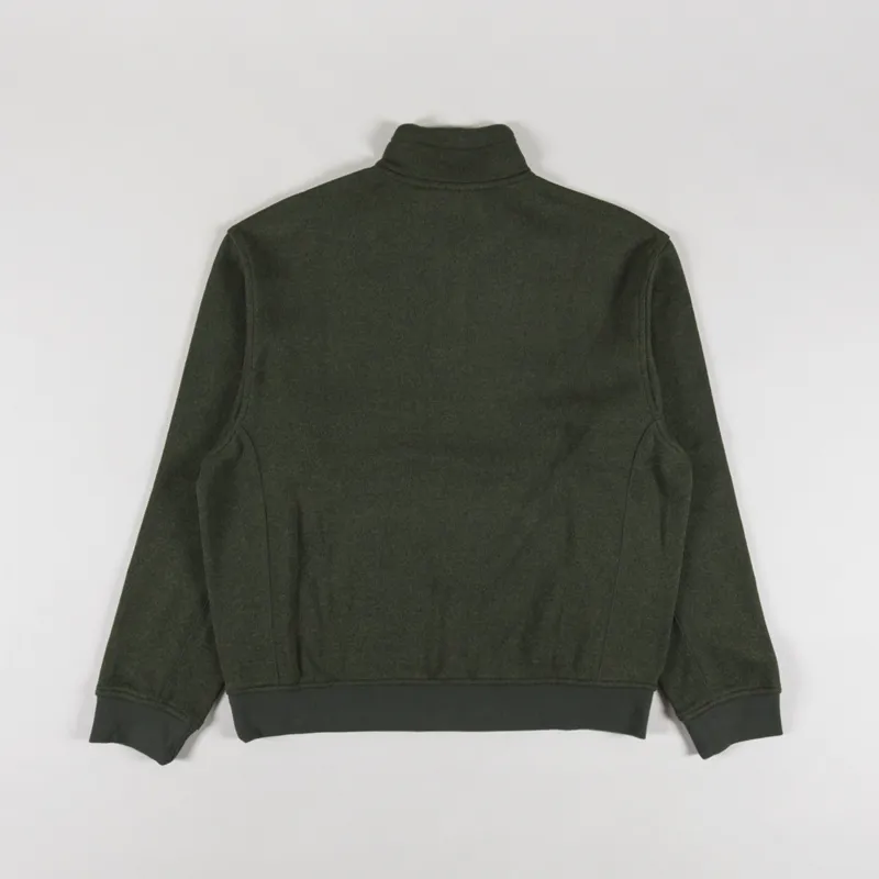 Carhartt WIP Luther Half Zip Sweat Tarragon Heather-1