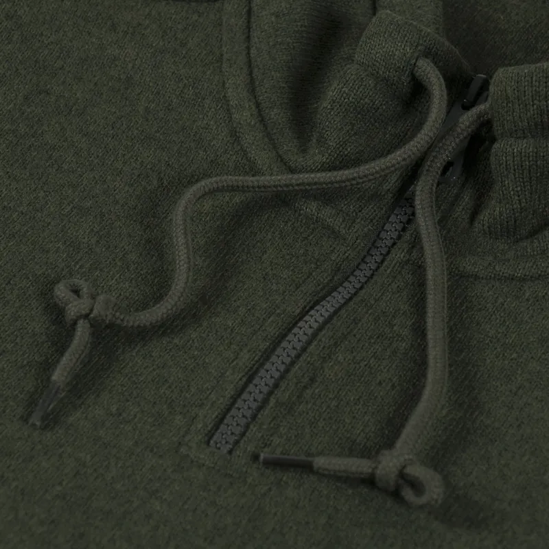 Carhartt WIP Luther Half Zip Sweat Tarragon Heather-4