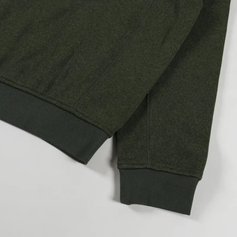 Carhartt WIP Luther Half Zip Sweat Tarragon Heather-7