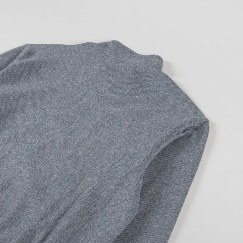 Carhartt WIP Luther Half Zip Sweat Misty Grey Heather-3