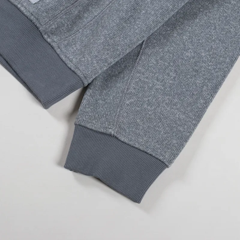 Carhartt WIP Luther Half Zip Sweat Misty Grey Heather-7