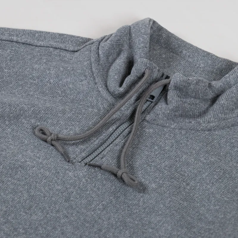 Carhartt WIP Luther Half Zip Sweat Misty Grey Heather-4
