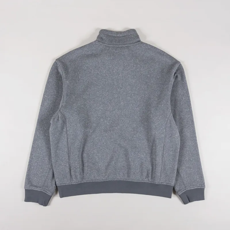 Carhartt WIP Luther Half Zip Sweat Misty Grey Heather-1