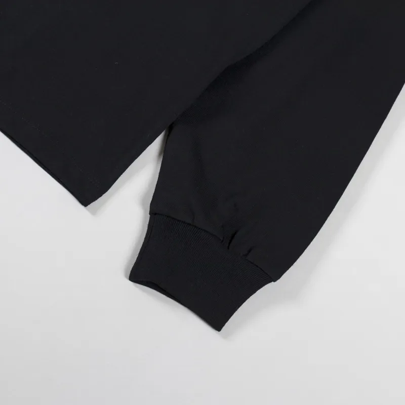 Carhartt WIP Womens Body Of Work Long Sleeve T Shirt Black White-8