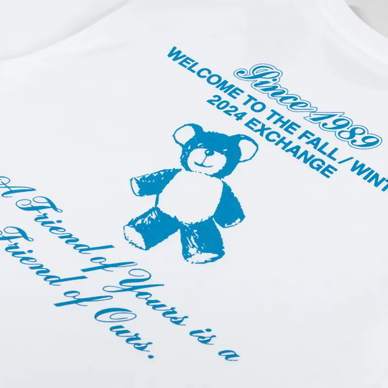 Carhartt WIP Womens Exchange T Shirt White Blue-8