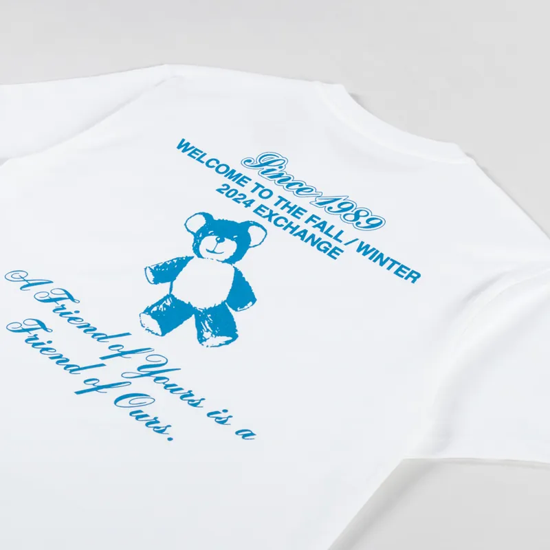 Carhartt WIP Womens Exchange T Shirt White Blue-6