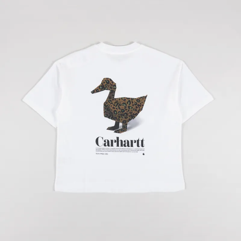 Carhartt WIP Womens Fold Leo T Shirt White-4