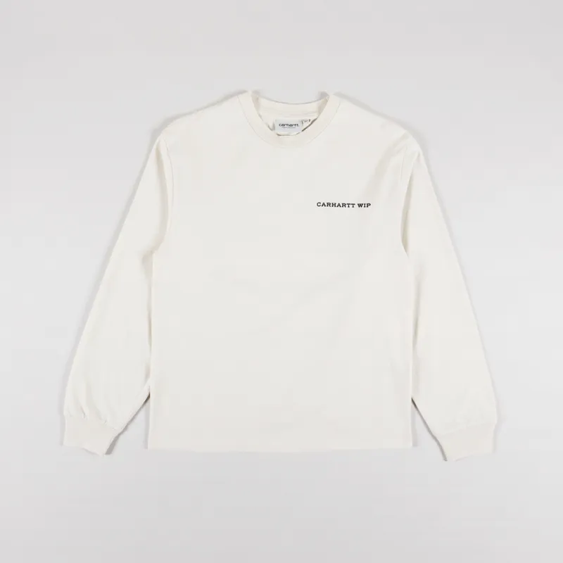 Carhartt WIP Womens Long Sleeve Home State T Shirt Natural-5