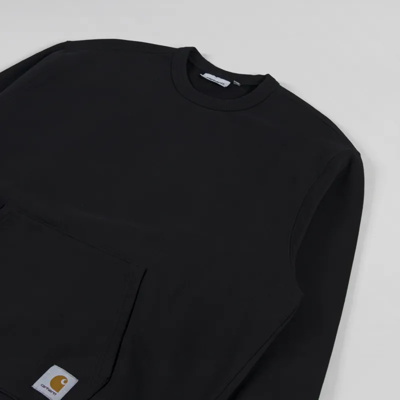Carhartt WIP Billy Sweat Black-2