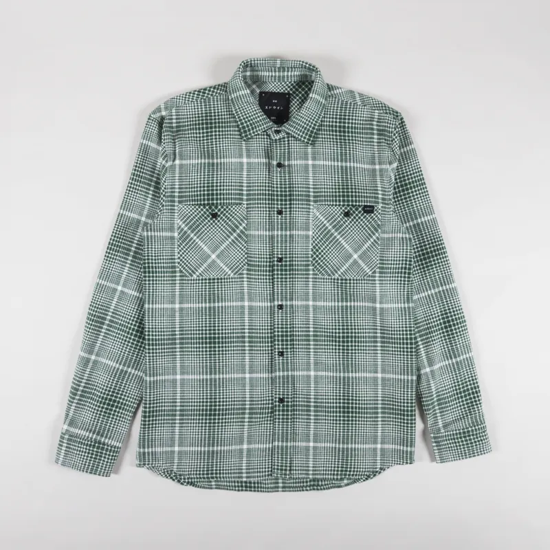 Edwin Millenium Shirt Green White