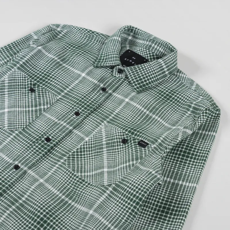 Edwin Millenium Shirt Green White-2