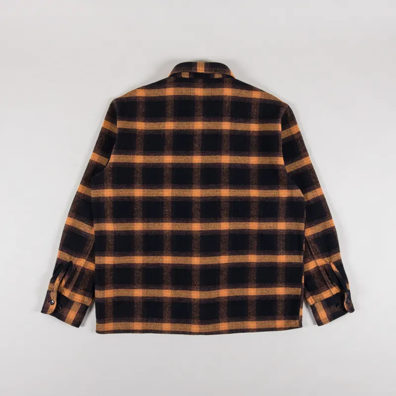 Edwin Sebastian Shirt Brown Black-1