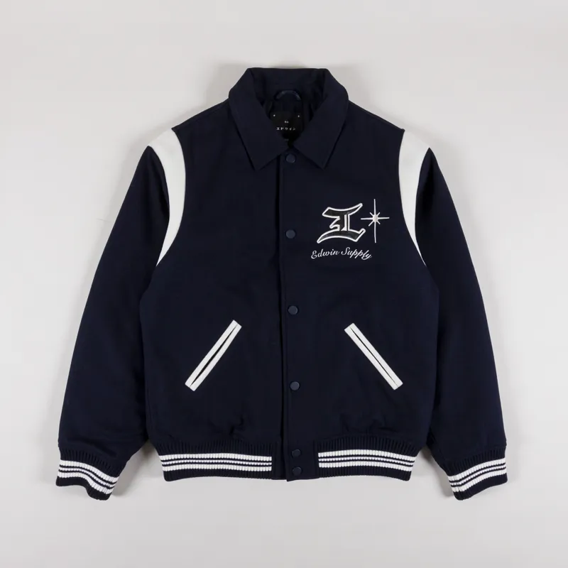 Edwin Campus Jacket Sky Captain