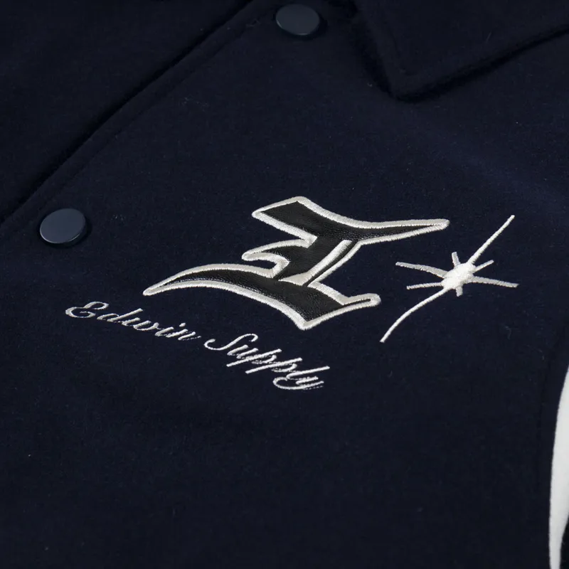 Edwin Campus Jacket Sky Captain-7