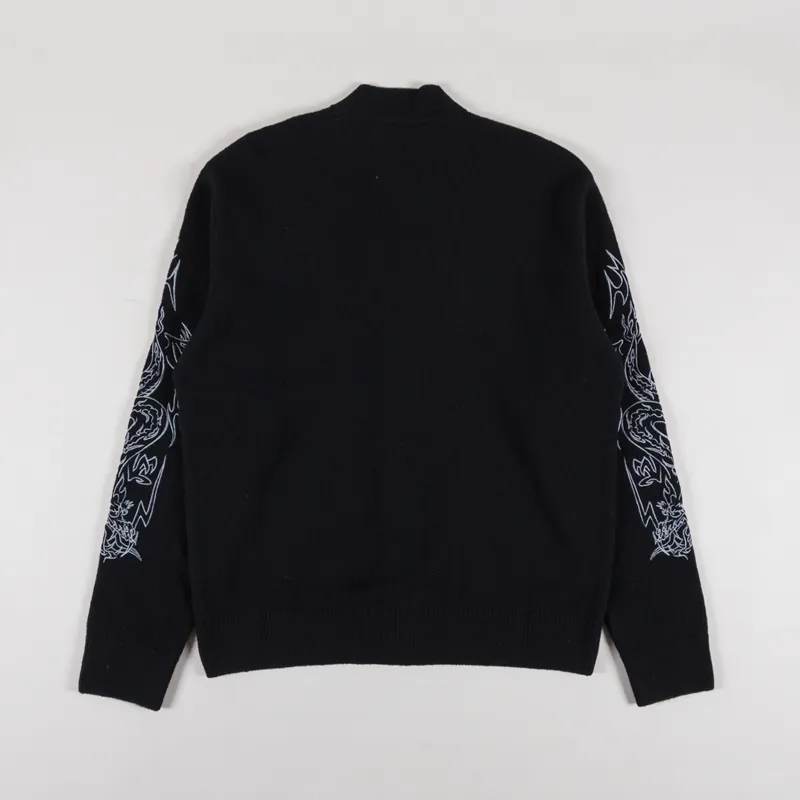 Edwin Tatsu Cardigan Black-1