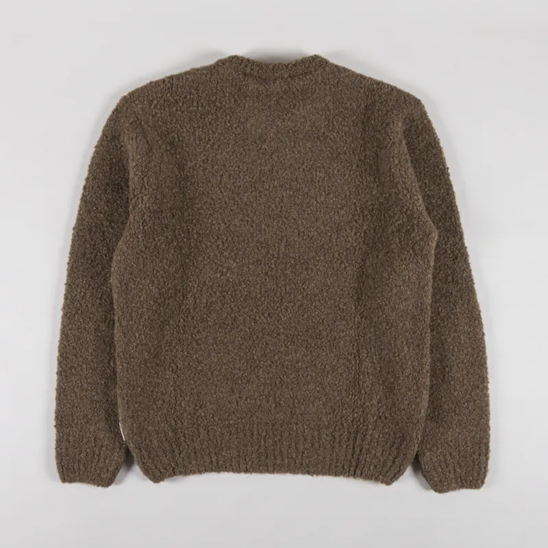 Edwin Dun Textured Sweater Taupe-1