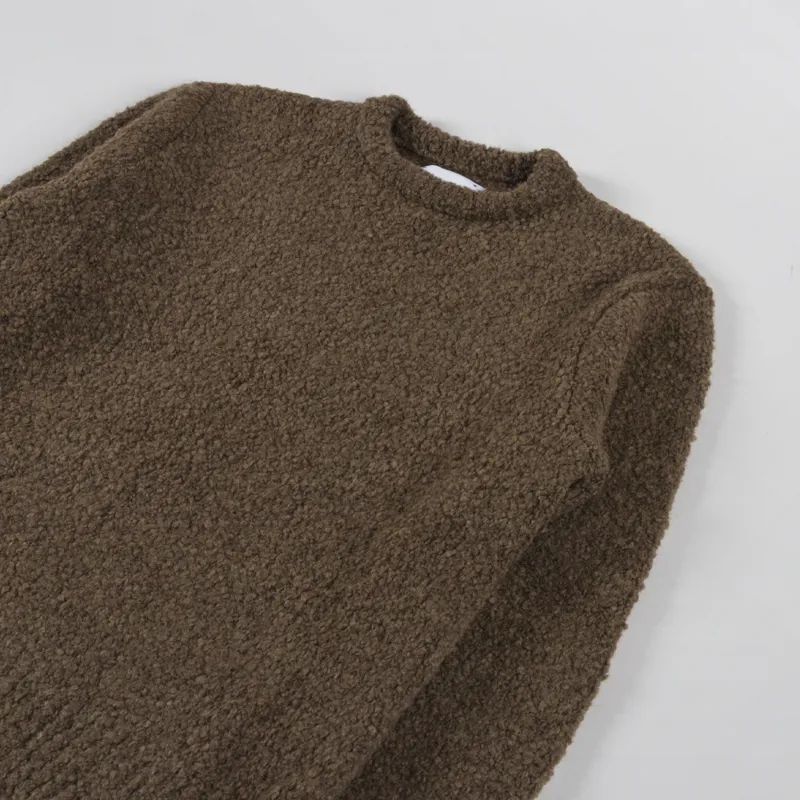 Edwin Dun Textured Sweater Taupe-2