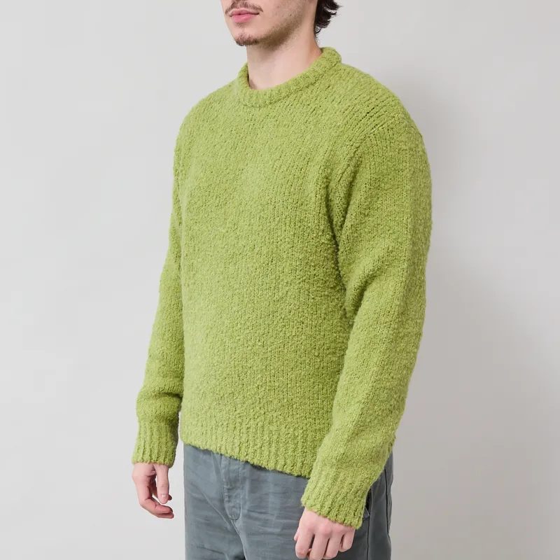 Edwin Dun Textured Sweater Sweet Pea-1