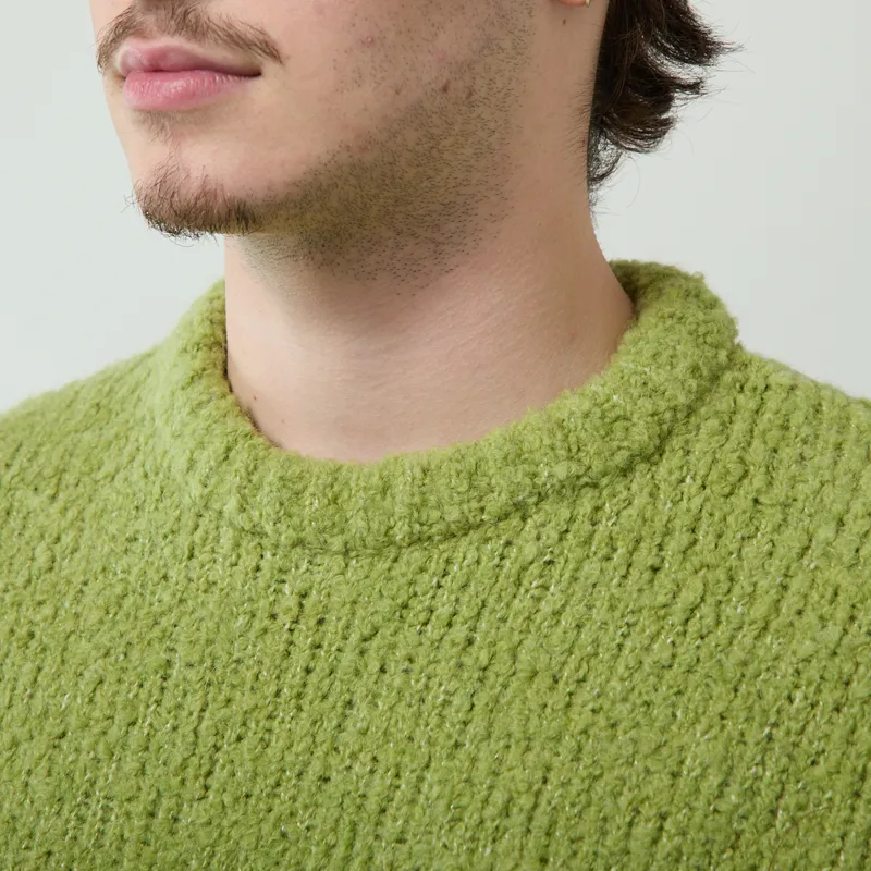 Edwin Dun Textured Sweater Sweet Pea-3