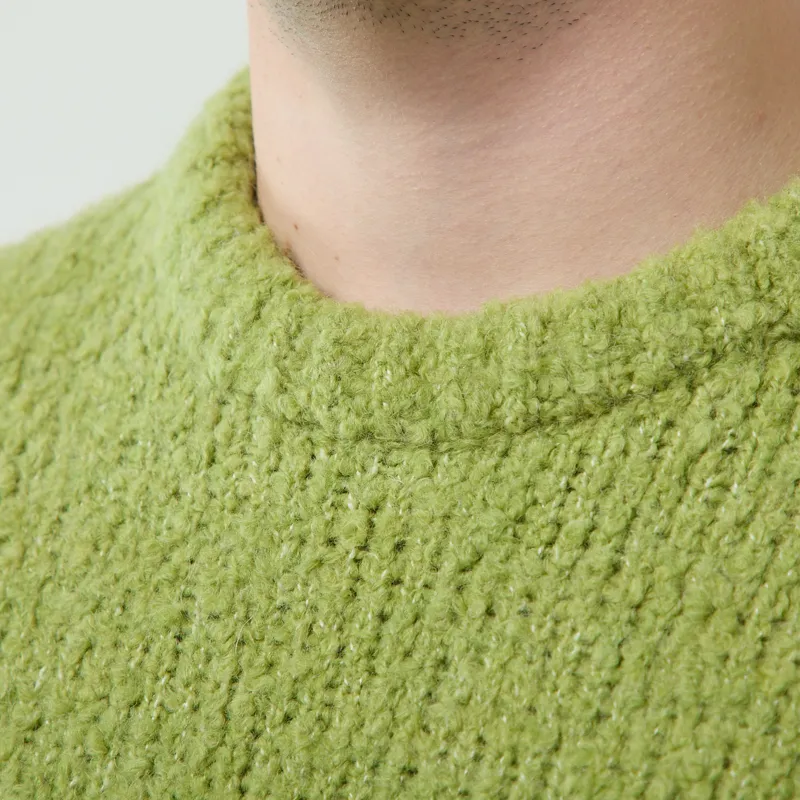 Edwin Dun Textured Sweater Sweet Pea-4