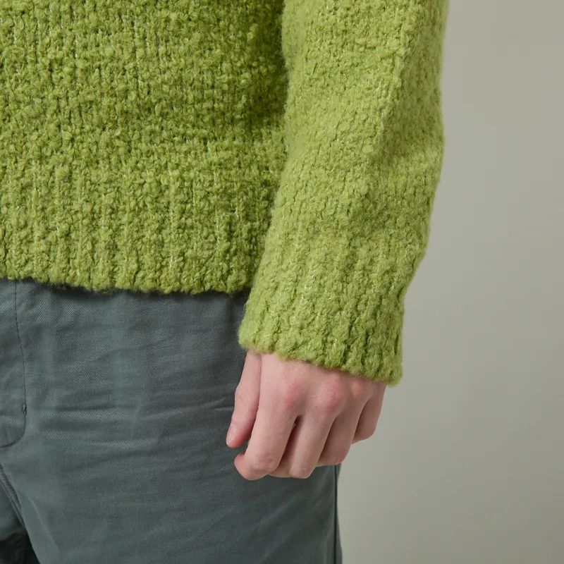 Edwin Dun Textured Sweater Sweet Pea-6