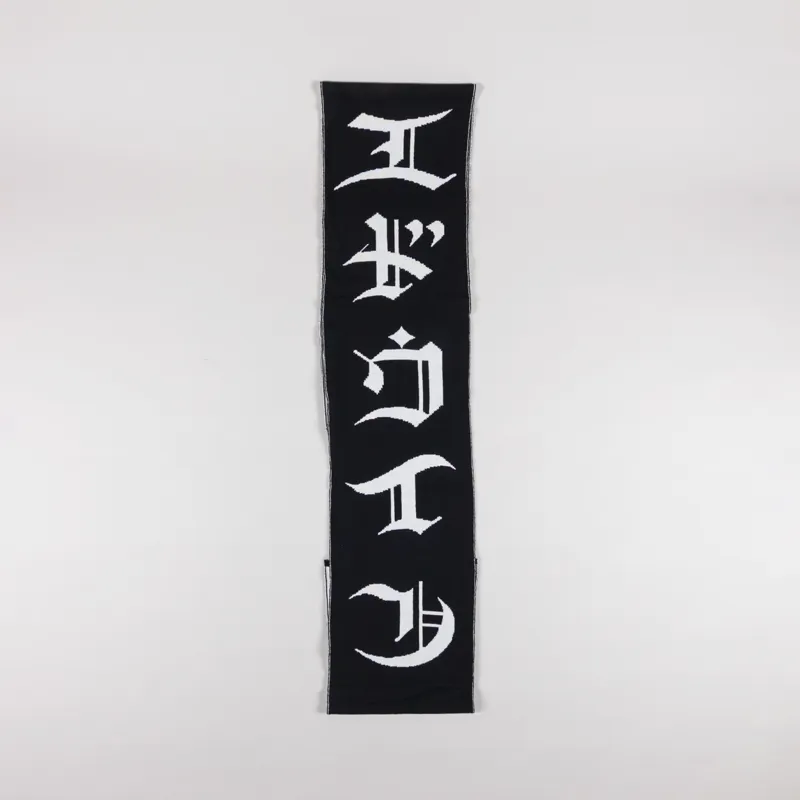 Edwin Graphic Scarf Black-2