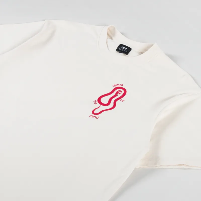 Edwin Mind Drifter T Shirt Whitecap Grey-3