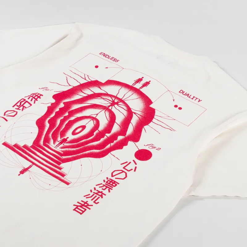 Edwin Mind Drifter T Shirt Whitecap Grey-2