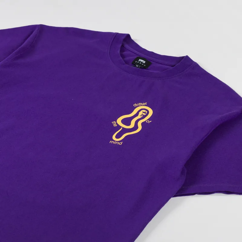 Edwin Mind Drifter T Shirt Parachute Purple-3