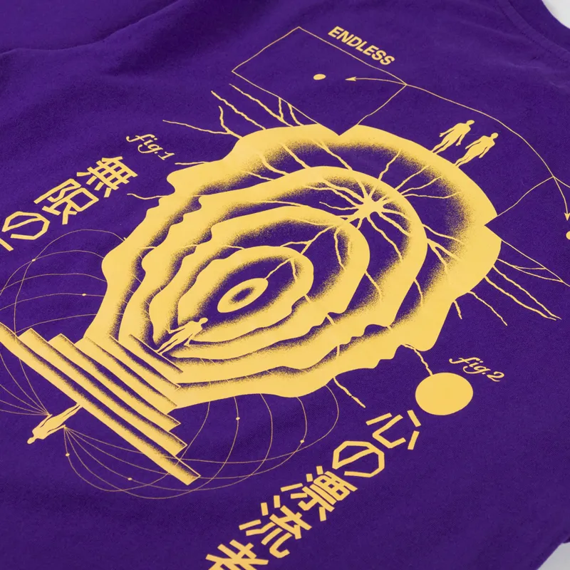 Edwin Mind Drifter T Shirt Parachute Purple-4