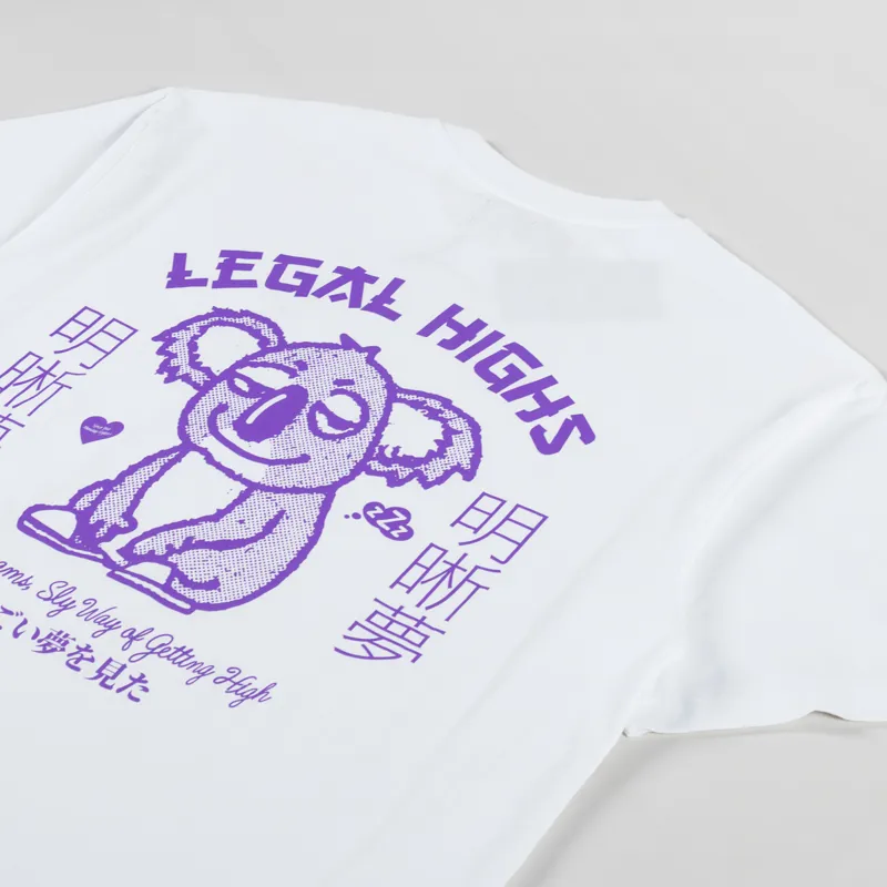 Edwin Legal Highs T Shirt White-2
