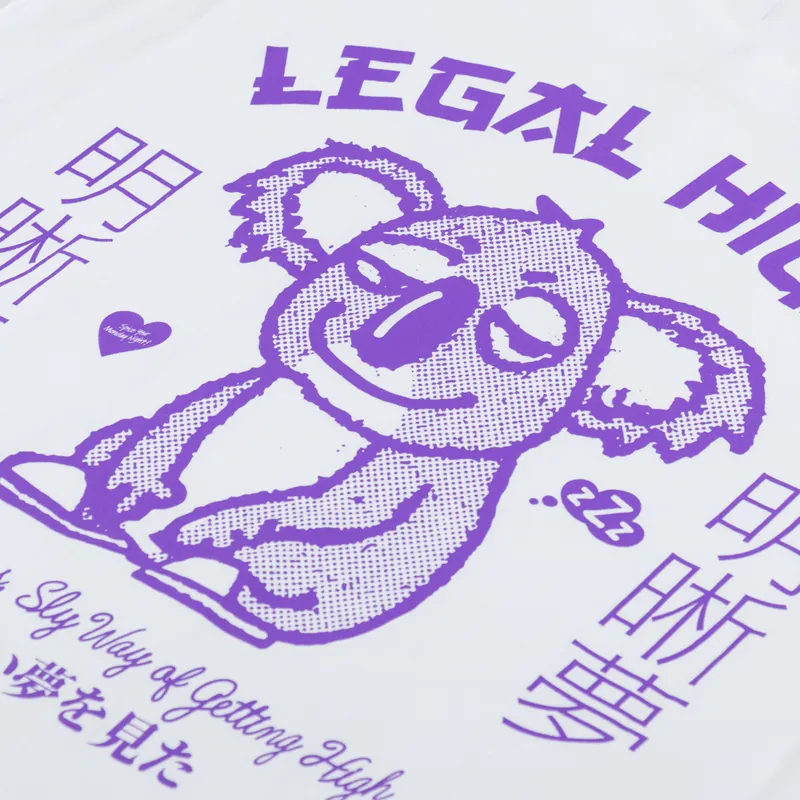 Edwin Legal Highs T Shirt White-4