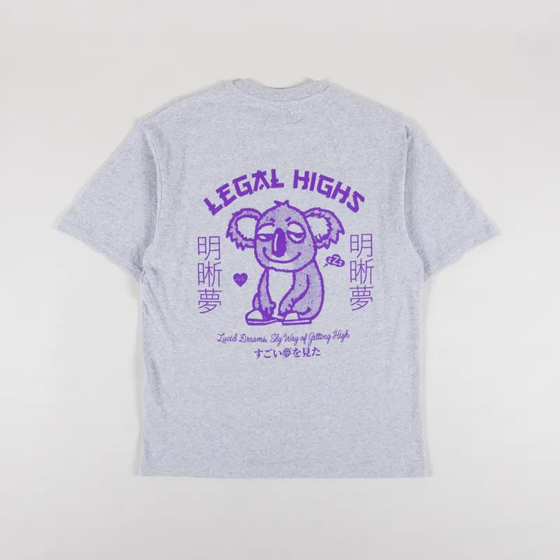 Edwin Legal Highs T Shirt Grey Marl
