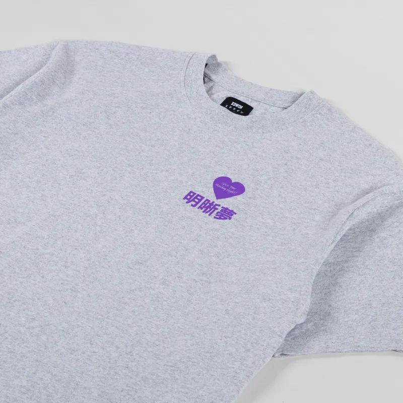 Edwin Legal Highs T Shirt Grey Marl-3