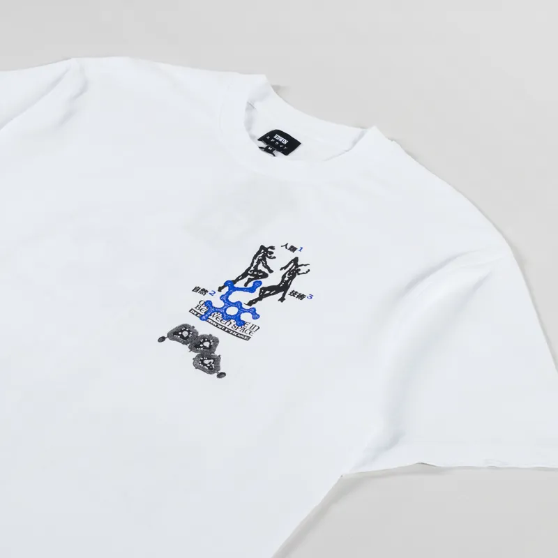 Edwin Human Nature Technology T Shirt White-3