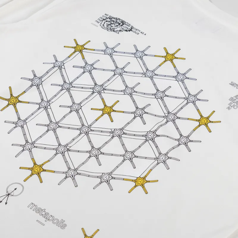 Edwin Takara Beautilion Long Sleeve T Shirt Whisper White-4