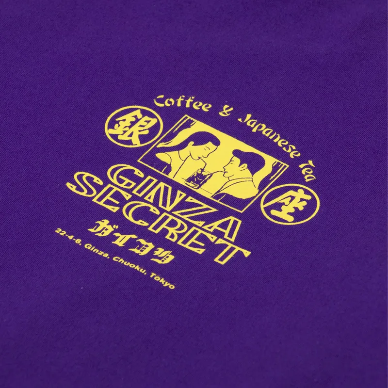Edwin Ginza Secret T Shirt Parachute Purple-5