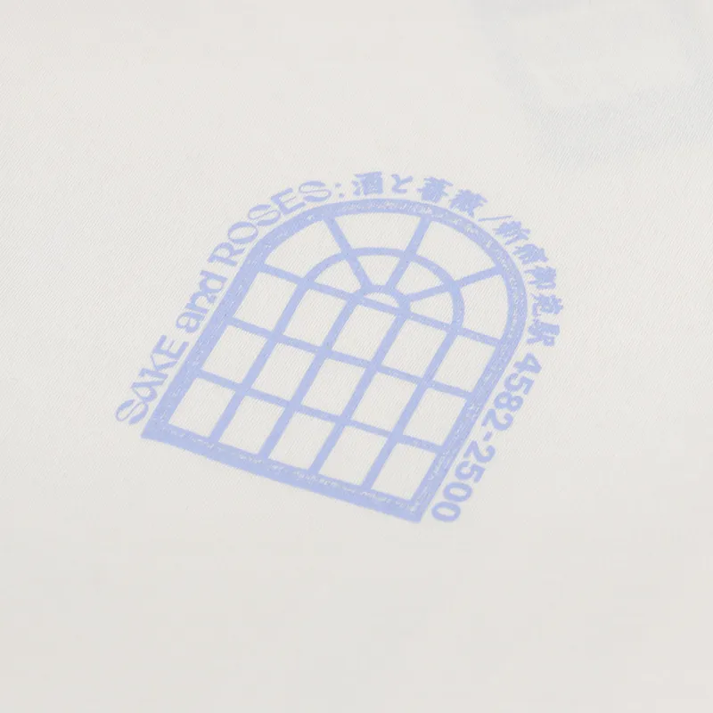 Edwin Sake And Roses T Shirt Whitecap Grey-5