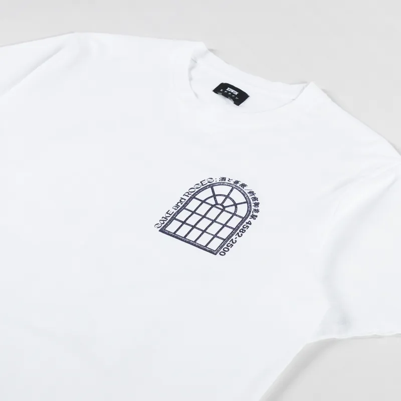 Edwin Sake And Roses T Shirt White-3
