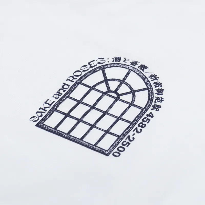 Edwin Sake And Roses T Shirt White-5