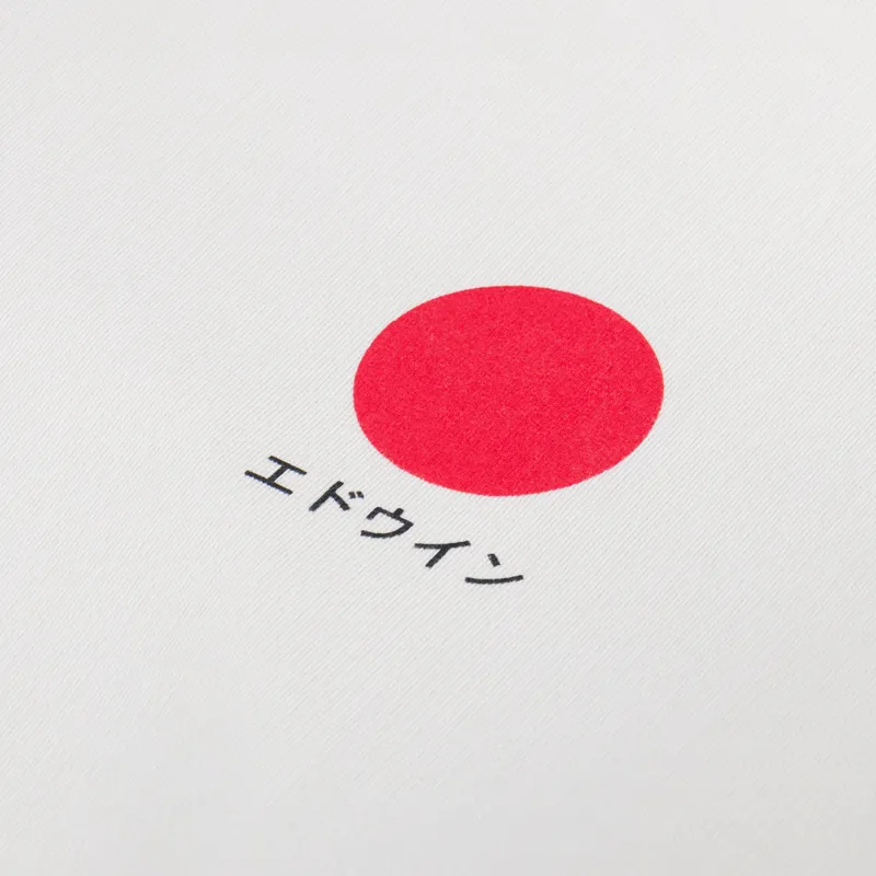 Edwin Japanese Sun Sweat Whisper White-4