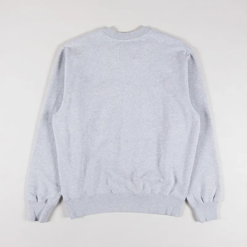 Edwin Japanese Sun Sweat Grey Marl-1