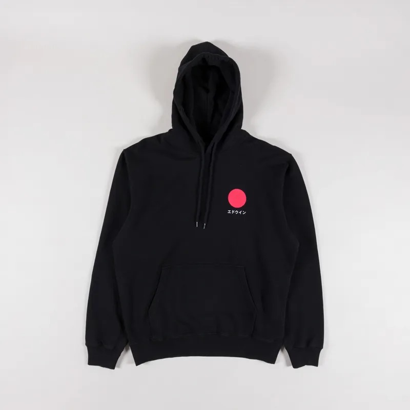 Edwin Japanese Sun Hoodie Black