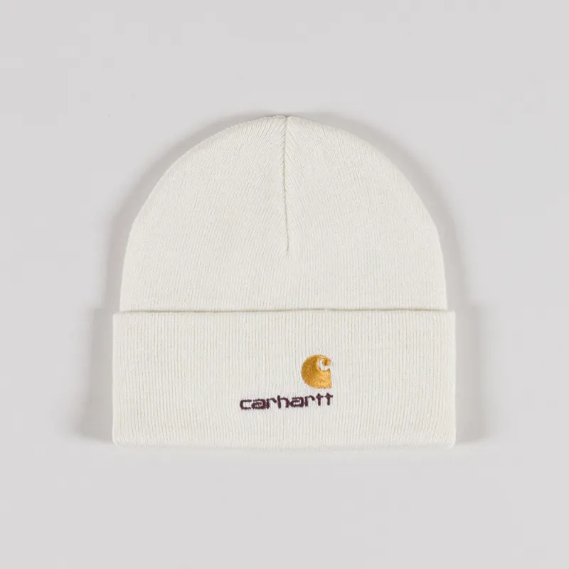 Carhartt WIP American Script Beanie Natural