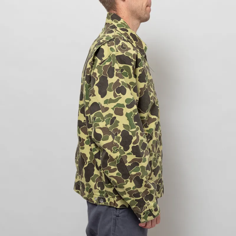 Carhartt WIP Duck Detroit Jacket Camo Duck Green Stone Washed-5