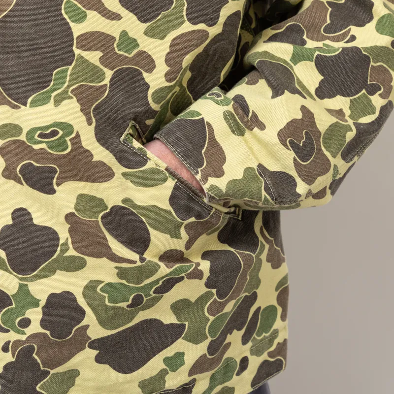 Carhartt WIP Duck Detroit Jacket Camo Duck Green Stone Washed-13